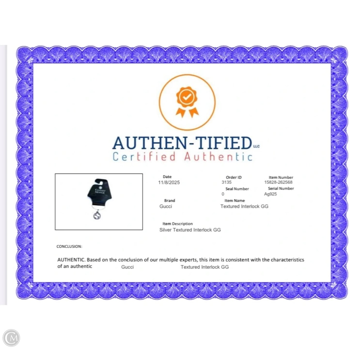 Accessory Luxury Designer Label By Gucci