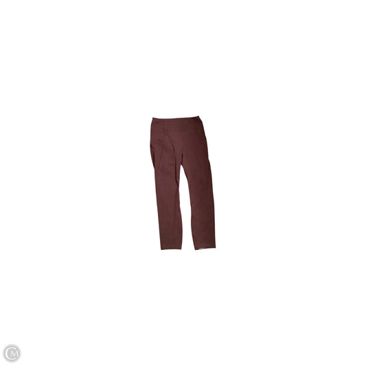Athletic Leggings By Lululemon In Maroon, Size: 6