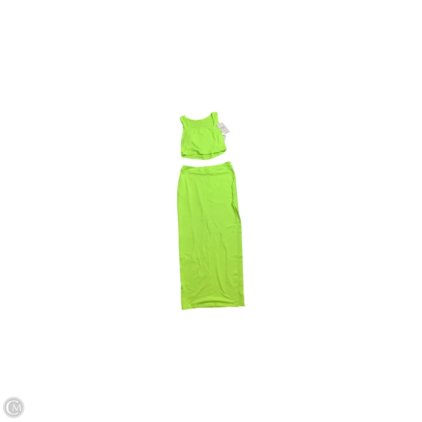 Skirt Set 2pc By Clothes Mentor In Green, Size: L