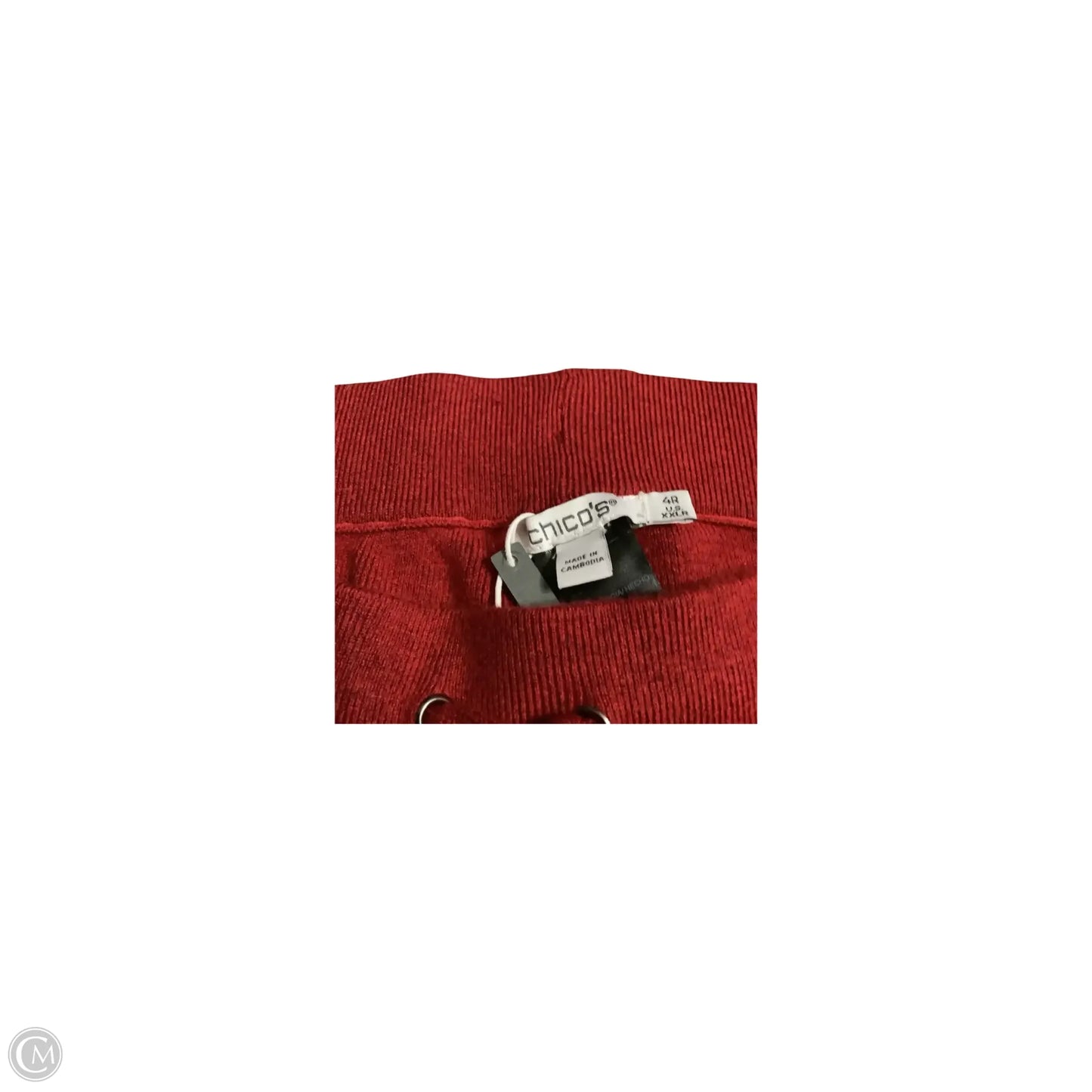 Pants Lounge By Chicos In Red, Size: 4