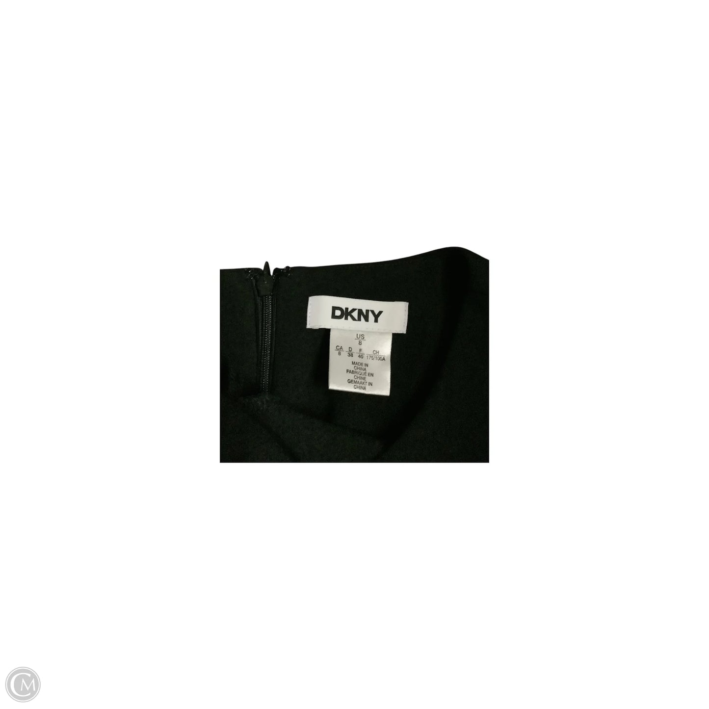 Dress Casual Midi By Dkny In Black & Pink, Size: 8