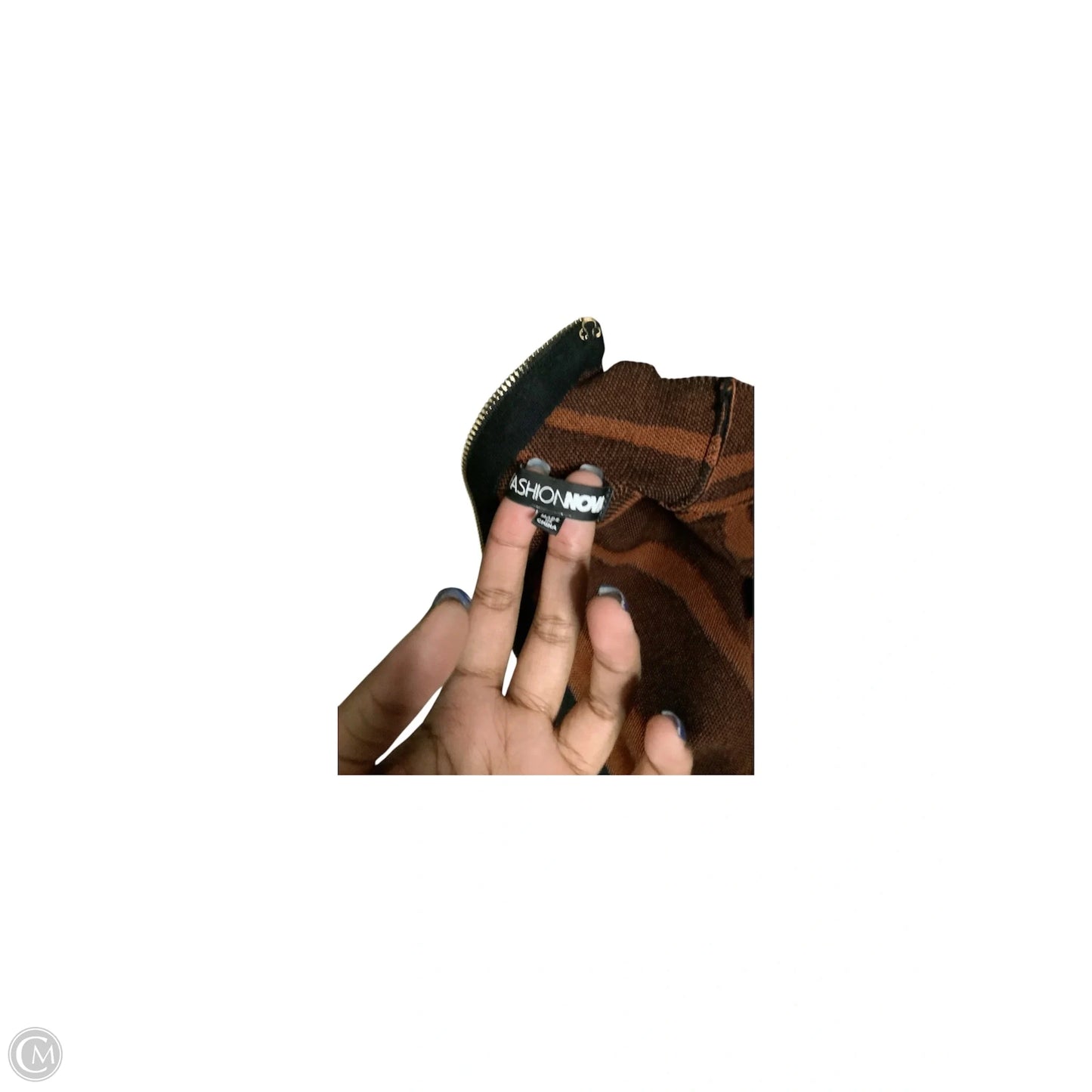 Dress Casual Maxi By Fashion Nova In Black & Orange, Size: L