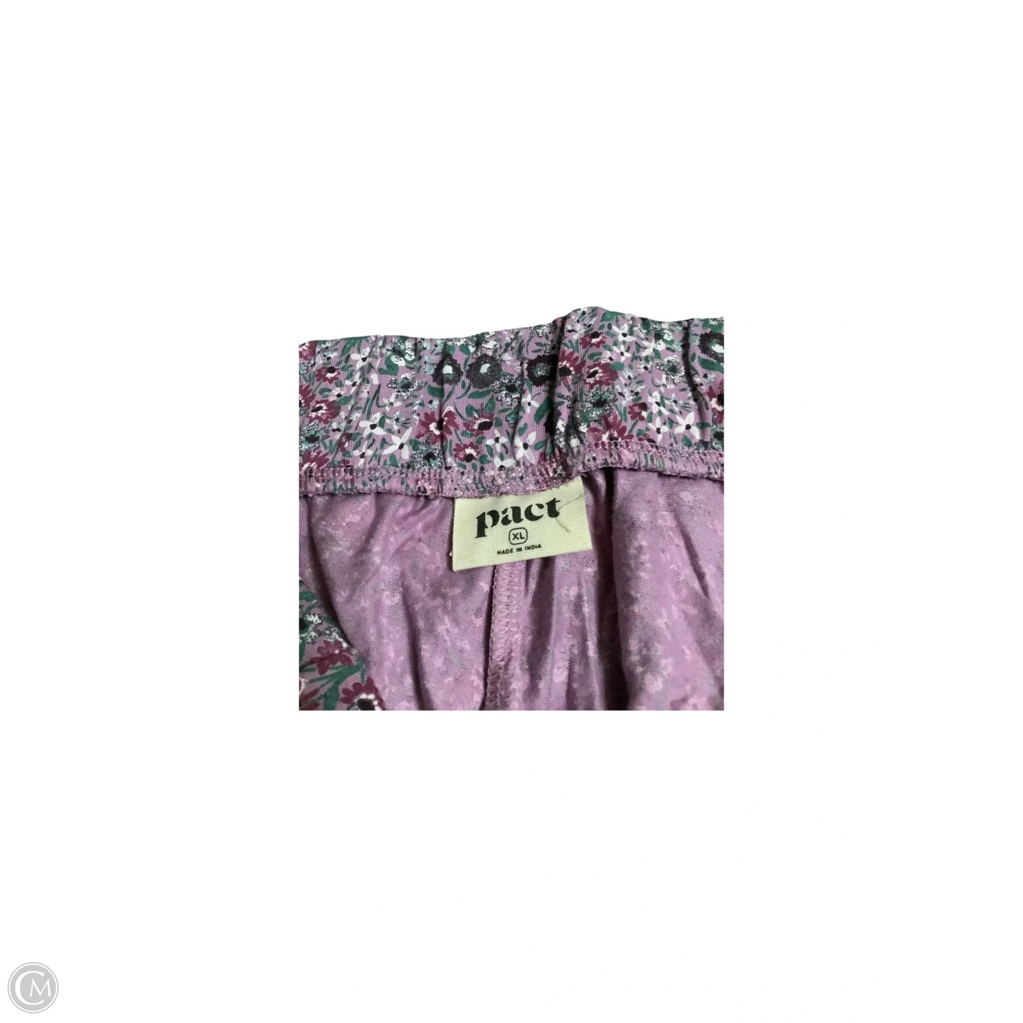 Pants Wide Leg By Pact In Purple, Size: Xl