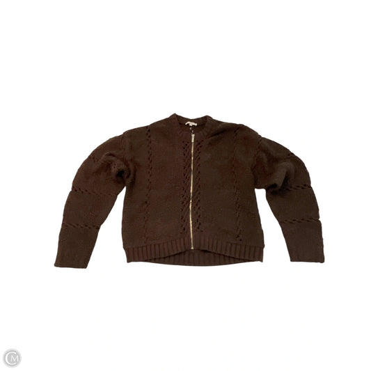 Sweater By Z Supply In Brown, Size: L