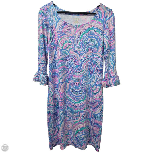 Dress Designer By Lilly Pulitzer In Blue & Pink, Size: M
