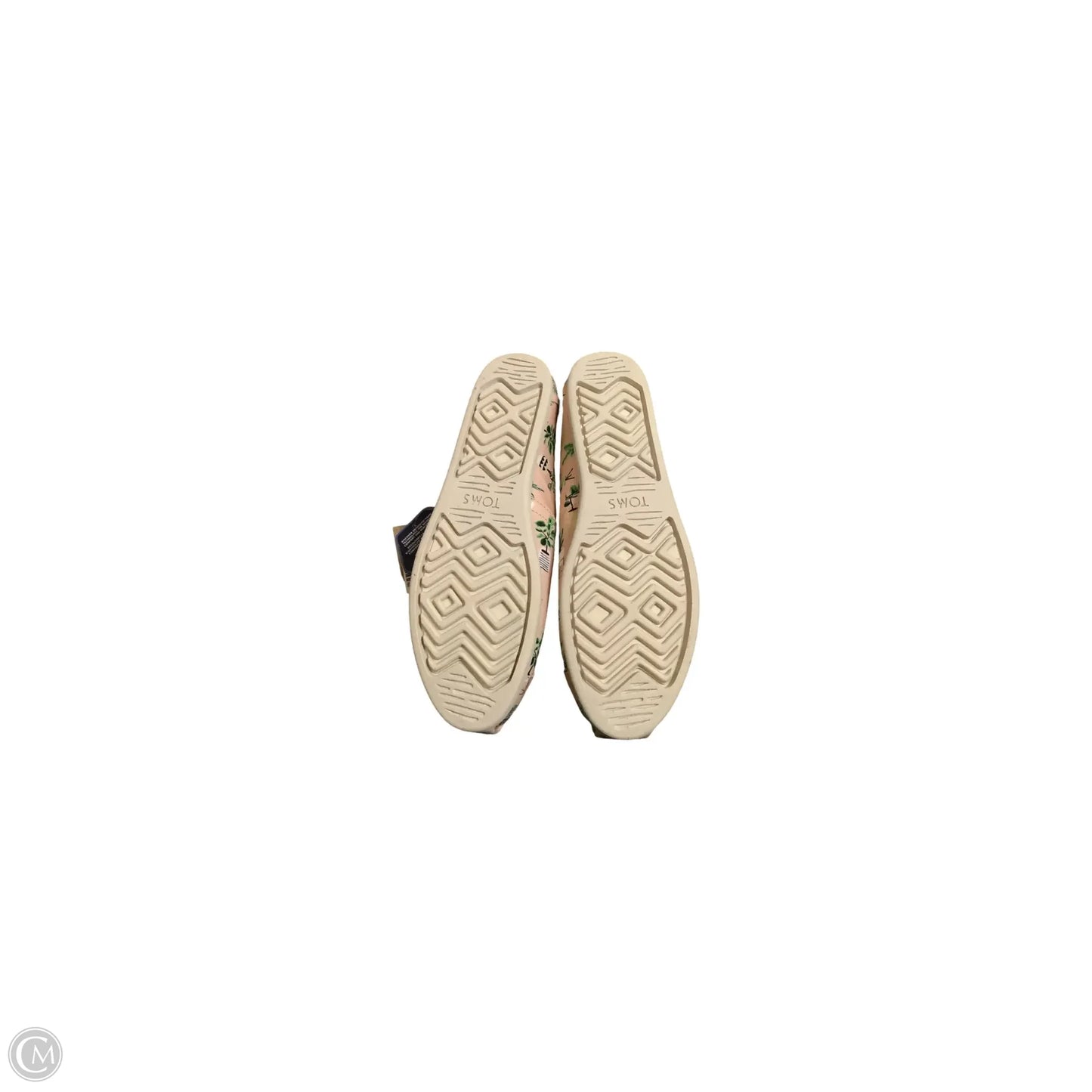 Shoes Flats By Toms In Peach, Size: 9