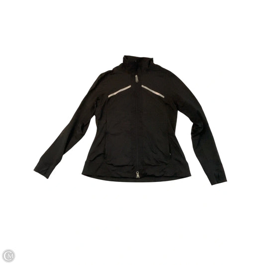 Athletic Jacket By Adidas In Black, Size: L