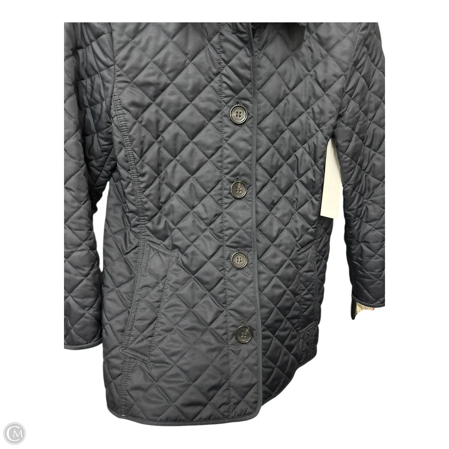 Jacket Luxury Designer By Burberry In Navy, Size: Xs