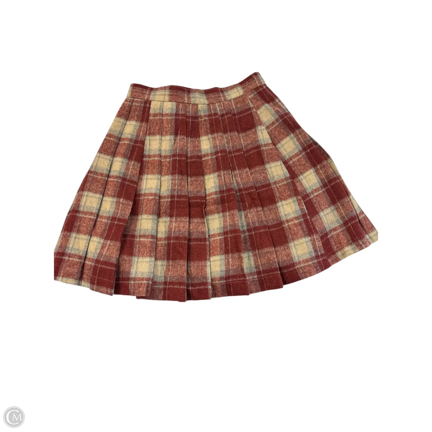 Skirt Mini & Short By Clothes Mentor In Plaid Pattern, Size: L