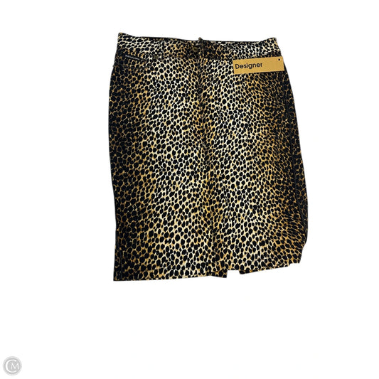 Skirt Luxury Designer By Dolce And Gabbana In Animal Print, Size: 2