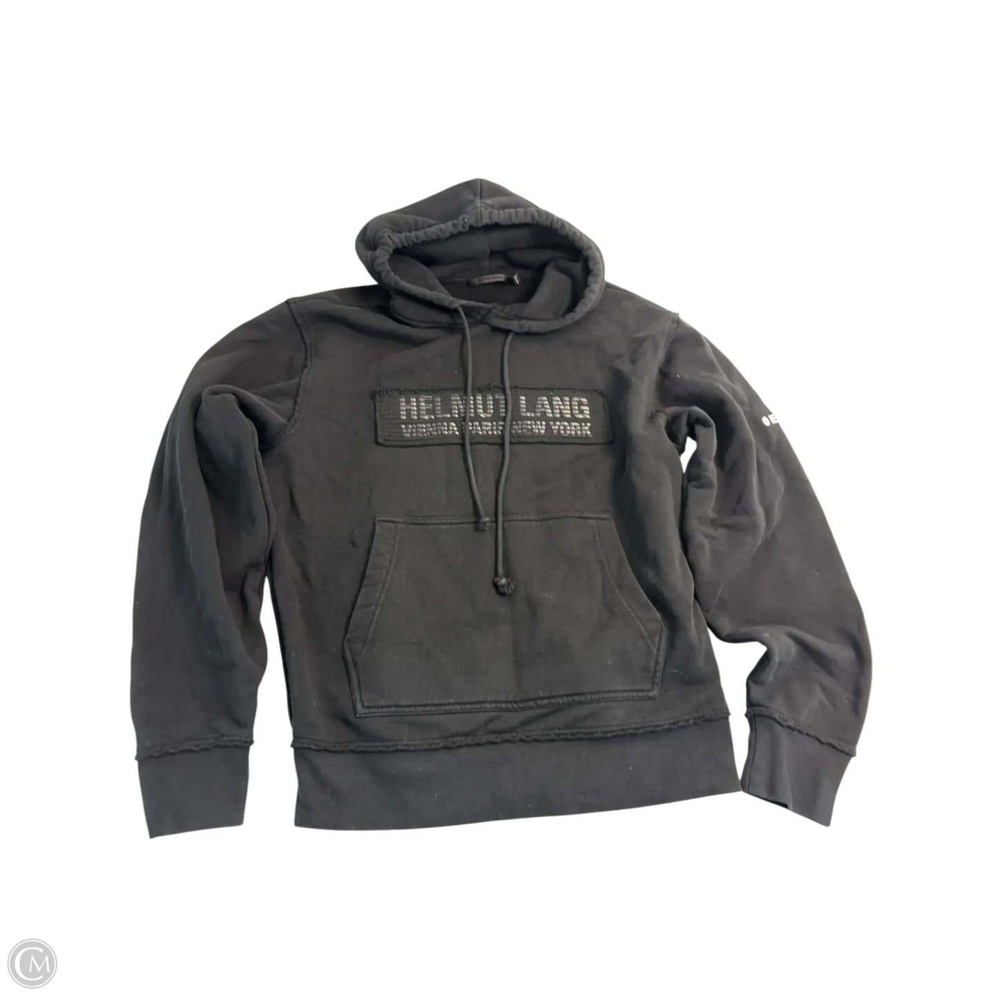 Sweatshirt Hoodie By Helmut Lang In Black, Size: S