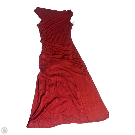 Dress Casual Maxi By Anthropologie In Orange, Size: M