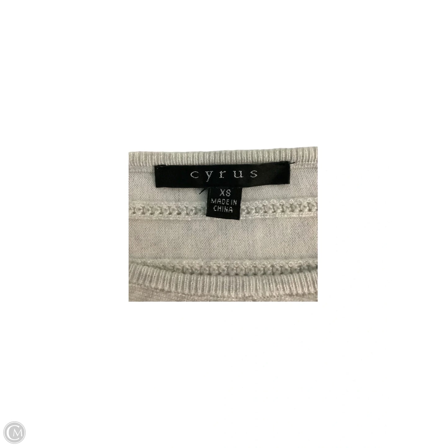 Top Long Sleeve Basic By Cyrus In Grey, Size: Xs