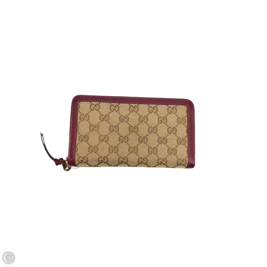Wallet Luxury Designer By Gucci, Size: Large