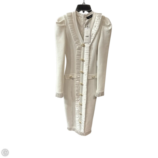 Dress Casual Midi By Akira In Cream, Size: S