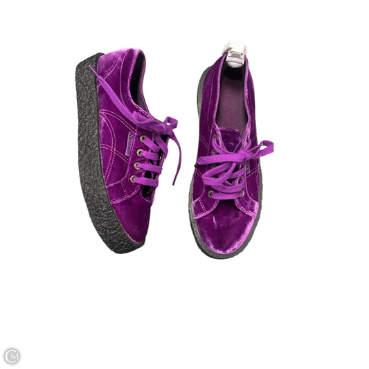 Shoes Sneakers By Superga In Purple, Size: 6