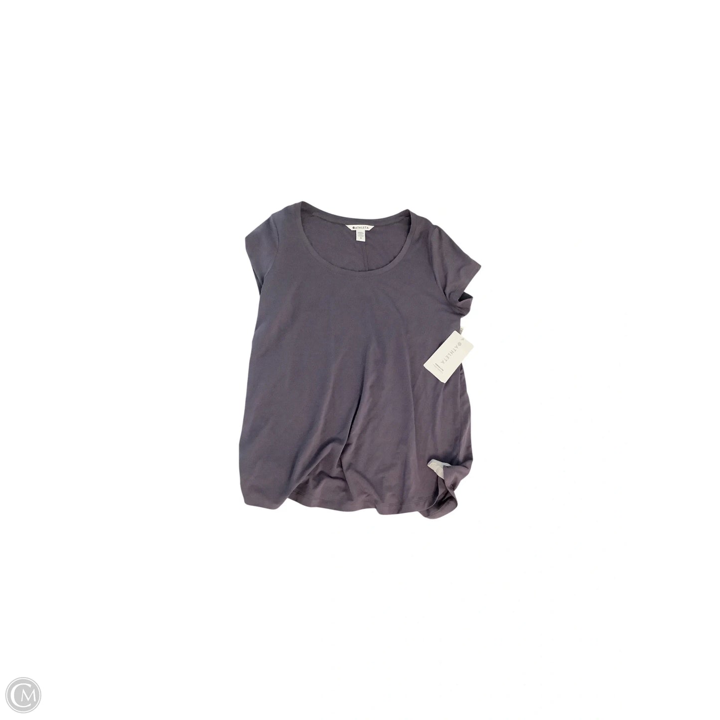 Athletic Top Short Sleeve By Athleta In Purple, Size: M