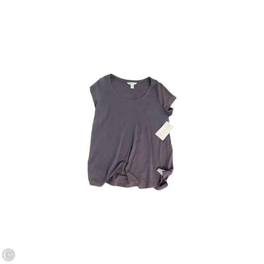 Athletic Top Short Sleeve By Athleta In Purple, Size: M