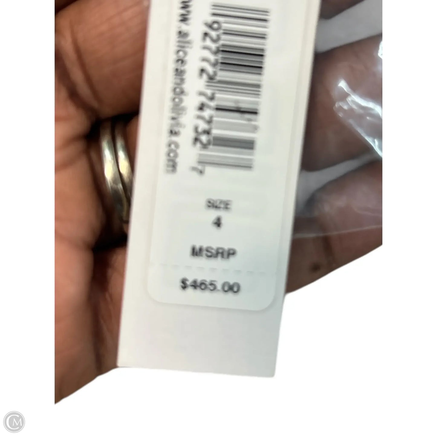 Dress Designer By Alice + Olivia In Tan, Size: 4