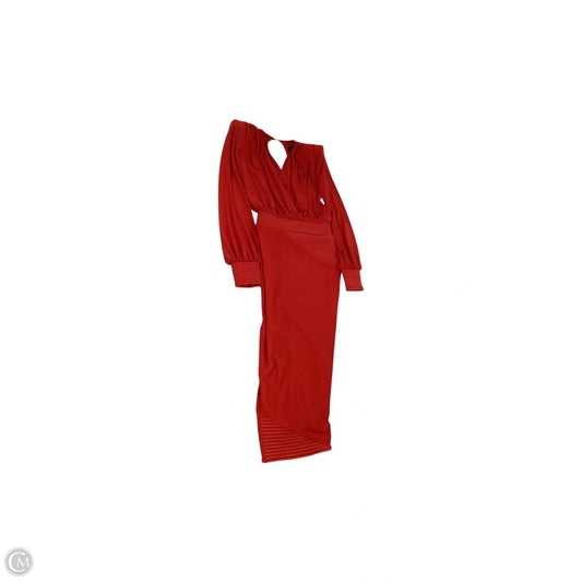 Dress Casual Midi By Clothes Mentor In Red, Size: Xxl