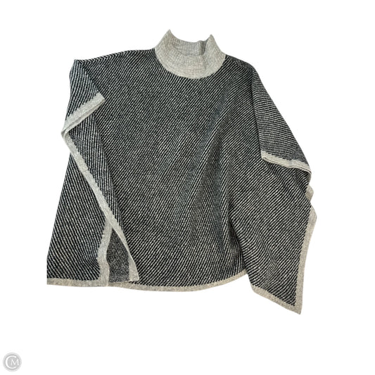 Poncho By Ann Taylor In Grey, Size: M