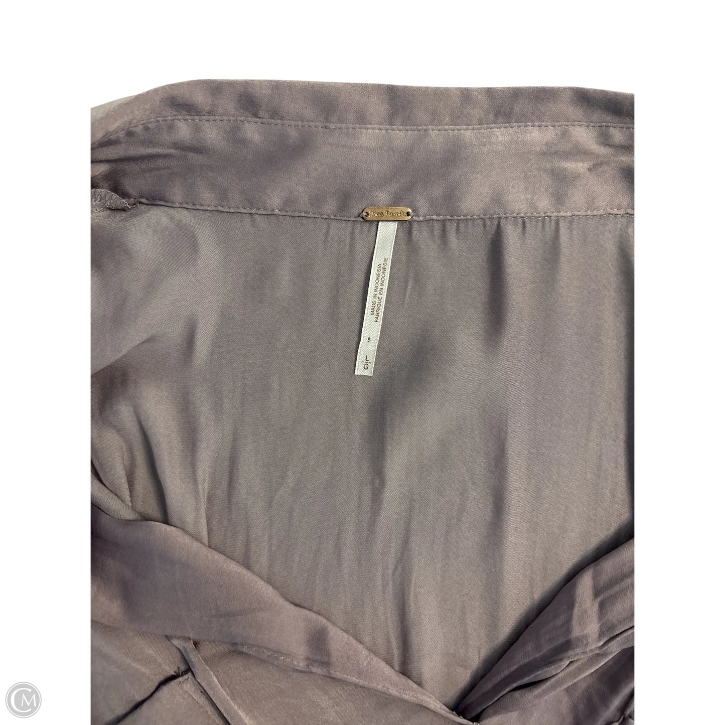 Top Long Sleeve Basic By Free People In Purple, Size: L