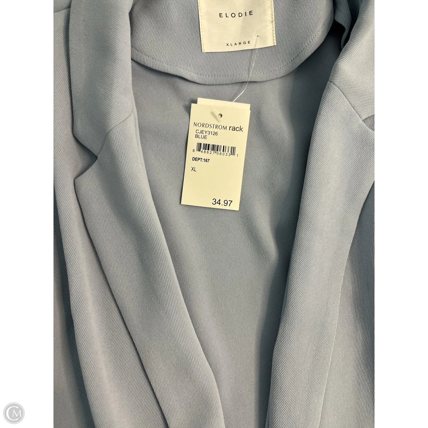 Blazer By Elodie In Blue, Size: Xl