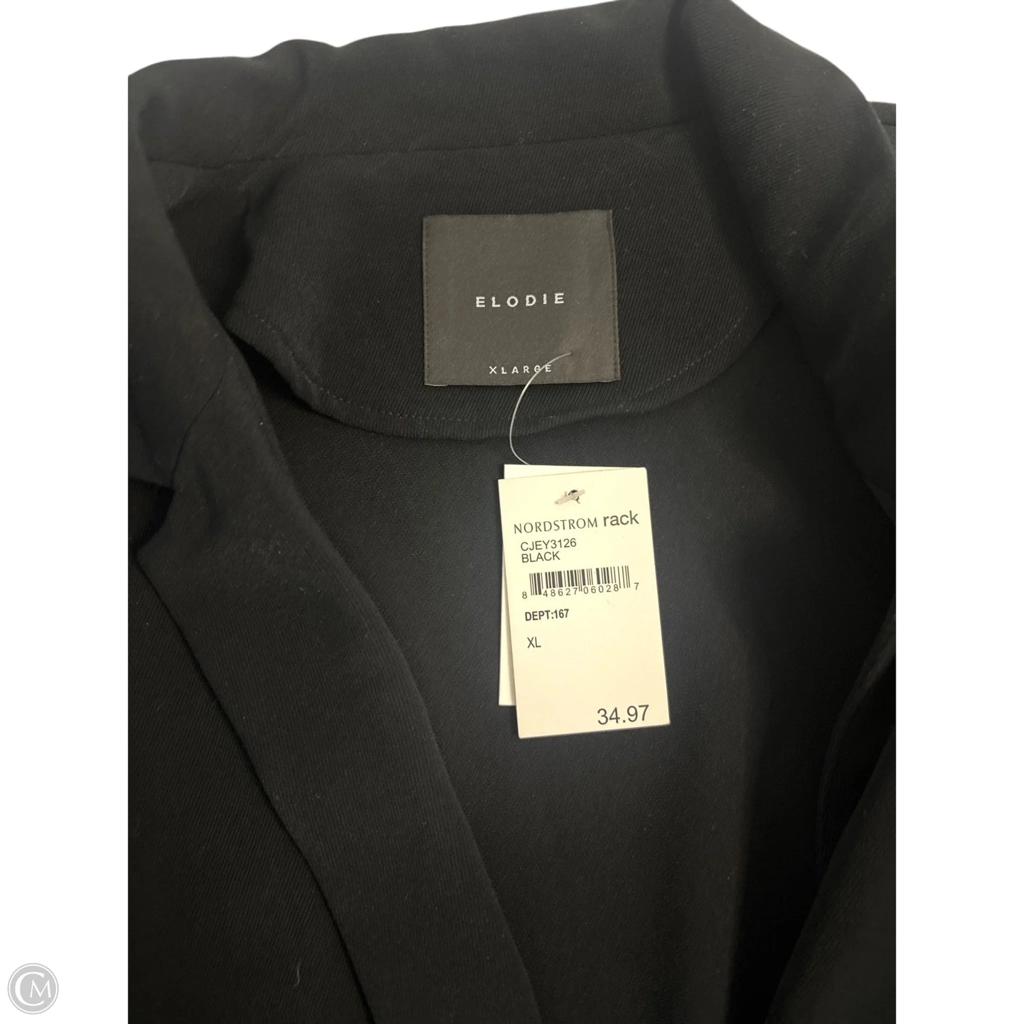 Blazer By Elodie In Black, Size: Xl