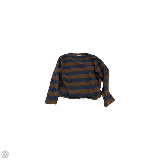 Top Long Sleeve Basic By Everlane In Brown, Size: M