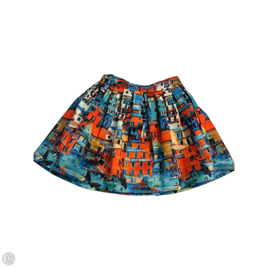 Skirt Designer By Alice + Olivia In Blue & Red, Size: 8