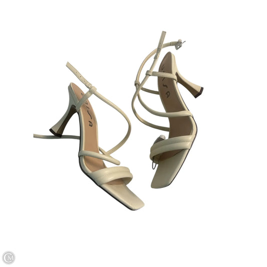 Shoes Heels Stiletto By Unisa In Cream, Size: 9