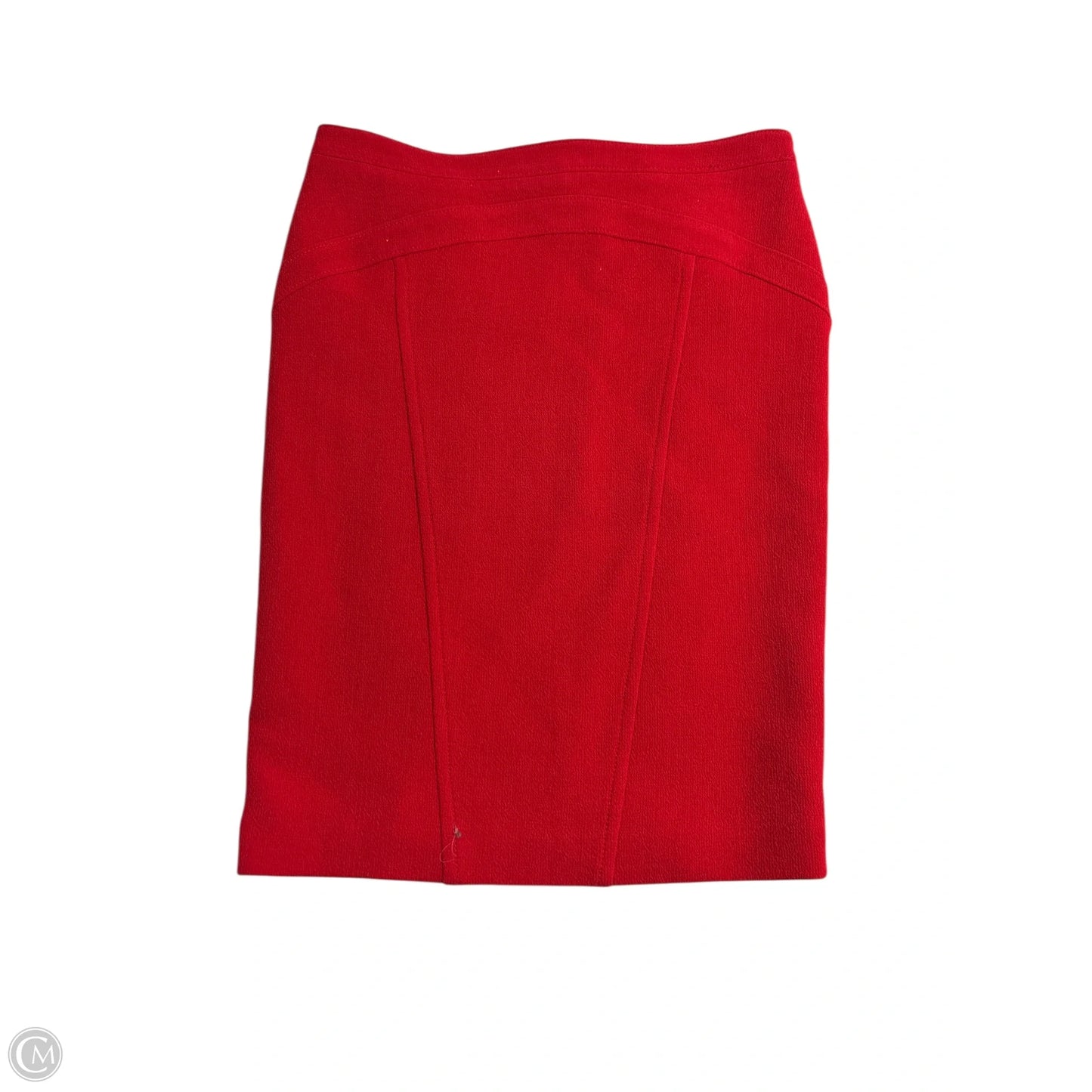 Skirt Midi By Brooks Brothers In Red, Size: 4