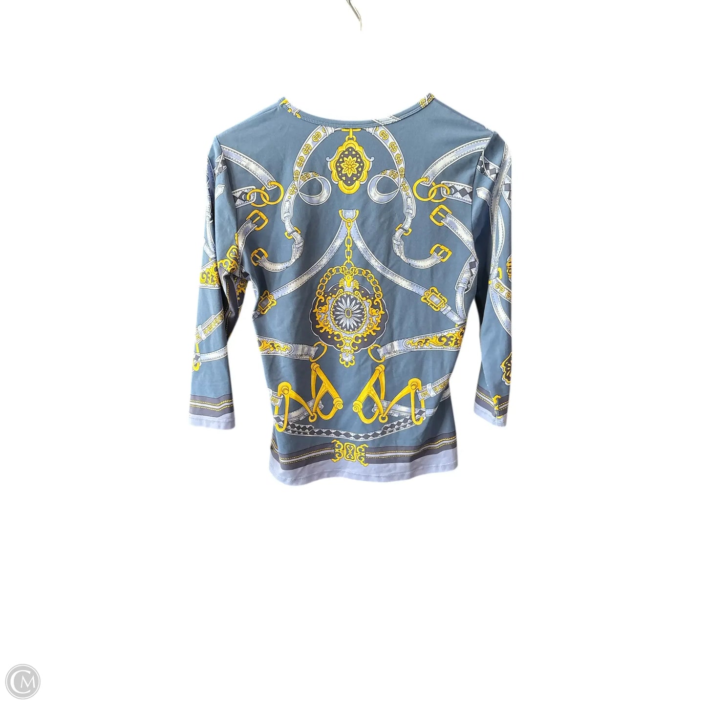 Jm McLaughlin top blue size medium