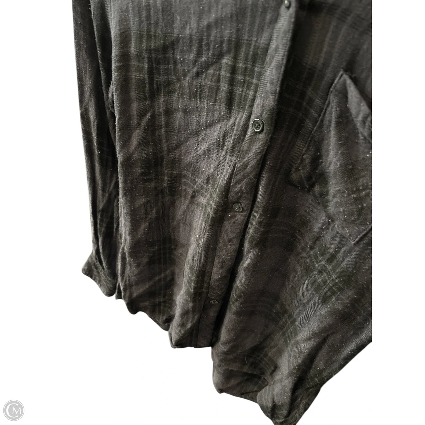 Top Long Sleeve Basic By Rails In Grey, Size: M