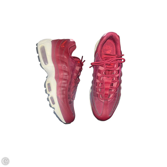 Shoes Sneakers By Nike In Maroon, Size: 8