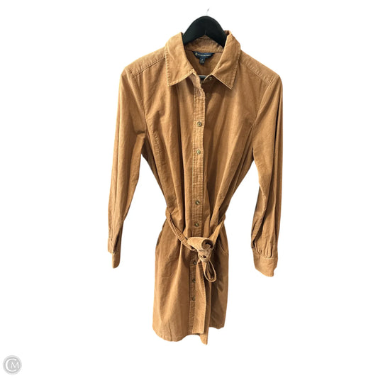 Dress Casual Midi By Brooks Brothers In Brown, Size: 12
