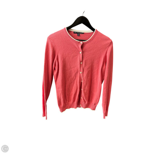 Sweater Cardigan By Brooks Brothers In Pink, Size: L