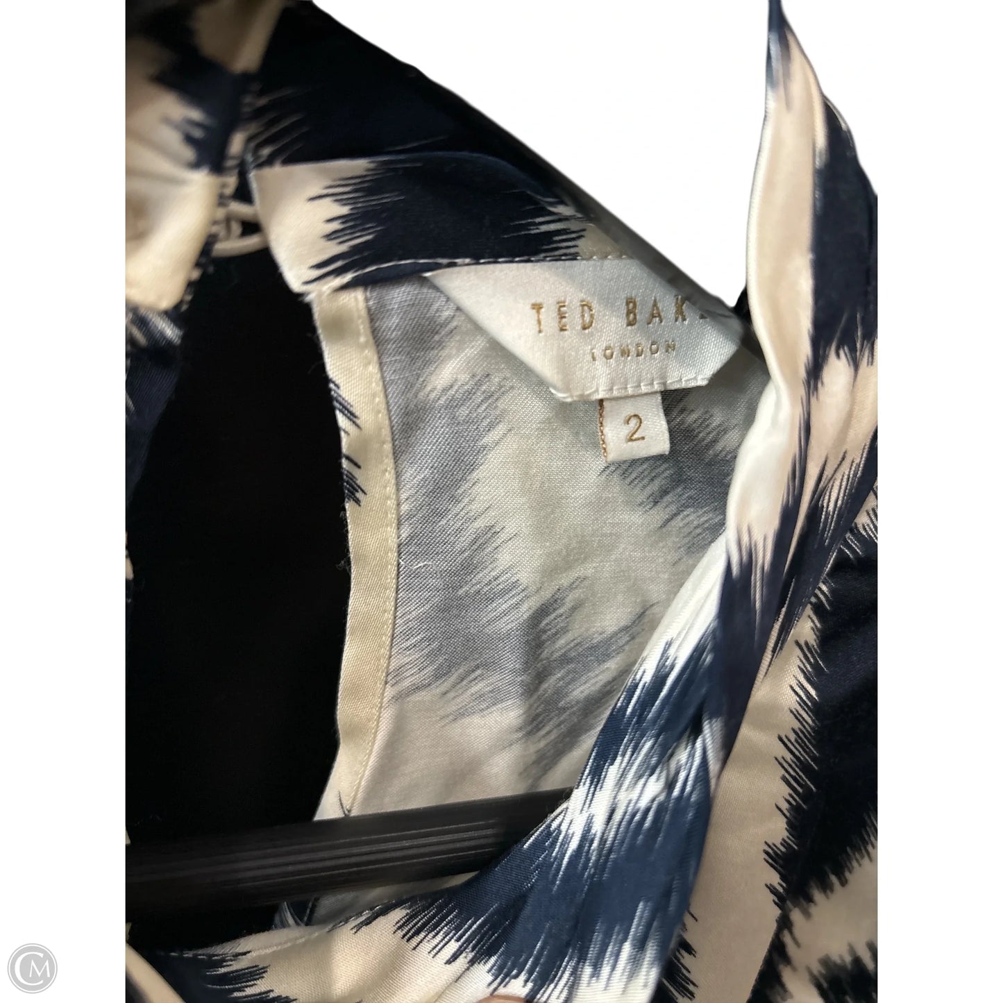 Ted Baker In Blue & Cream, Size: S