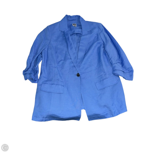 Blazer By Anne Klein In Blue, Size: Xl
