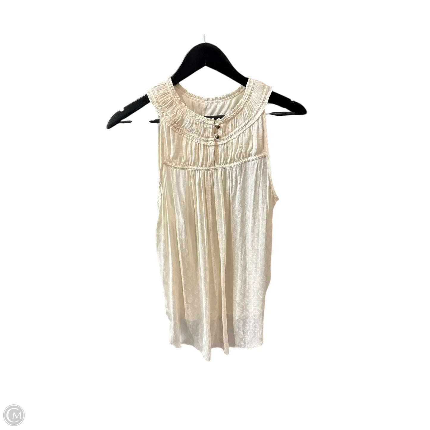 Top Sleeveless Basic By Maeve In Cream, Size: 10