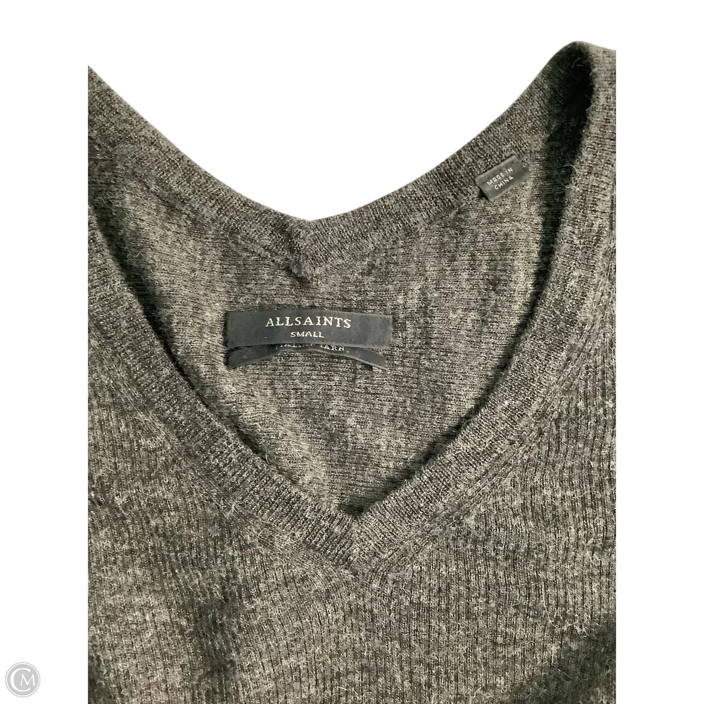 Sweater Designer By All Saints In Grey, Size: S