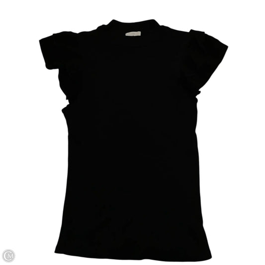 Top Short Sleeve Basic By T.la In Black, Size: M