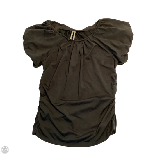 Top Short Sleeve Basic By Anthropologie In Black, Size: M