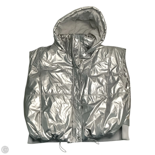 Vest Puffer & Quilted By Daily Practice By Anthropologie In Silver, Size: L