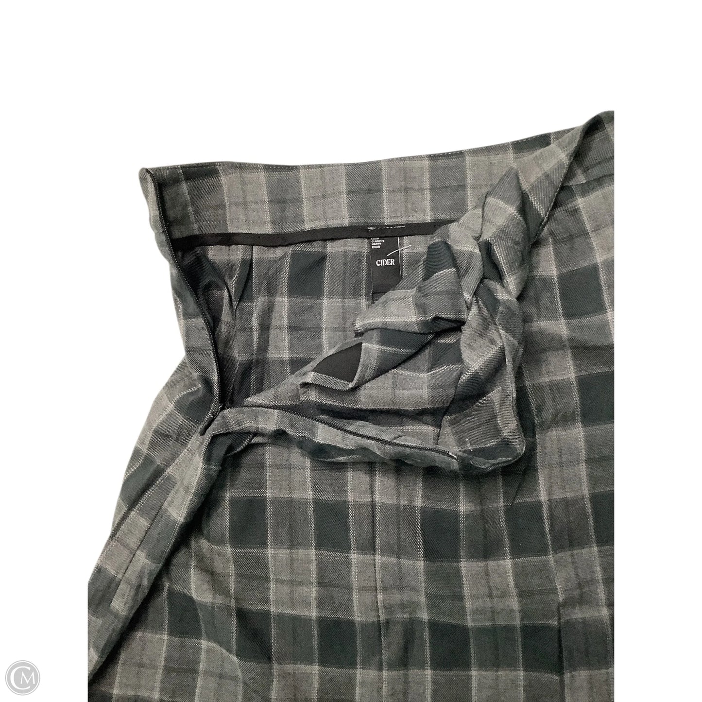 Skirt Midi By Cider In Grey, Size: S