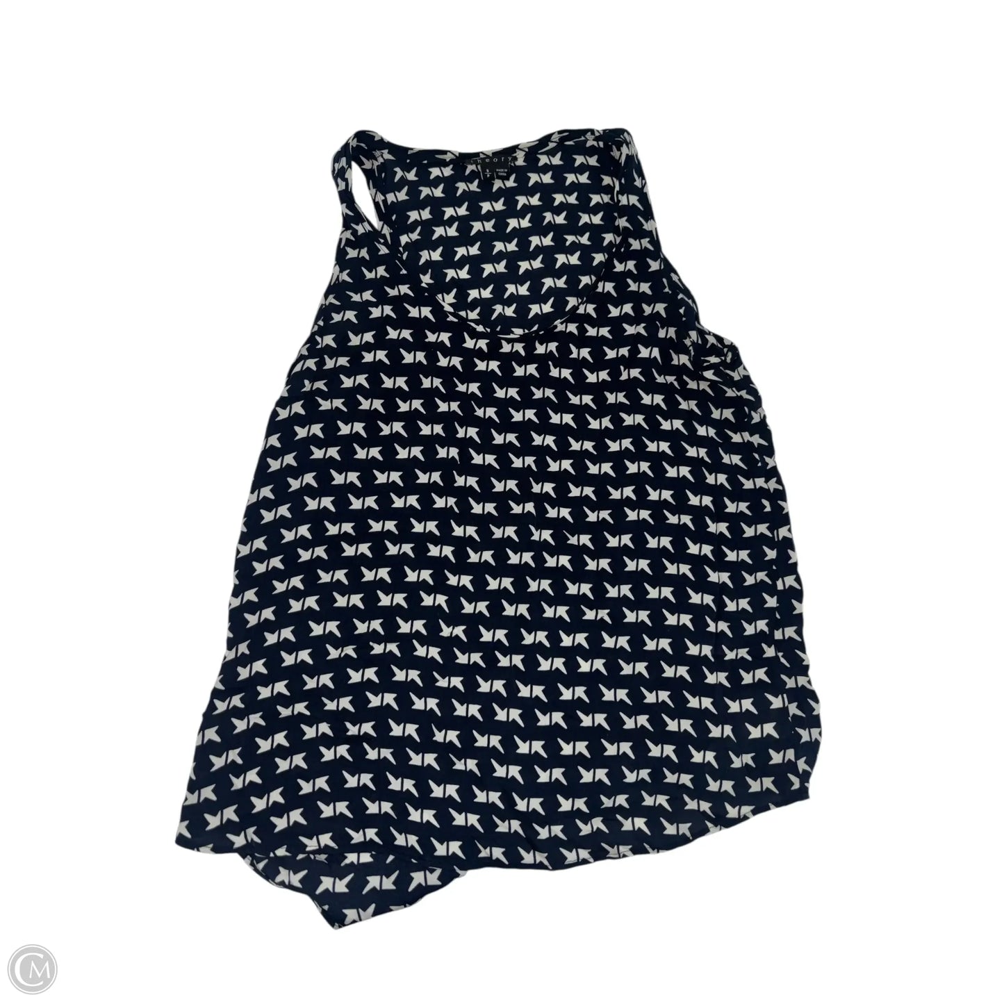 Top Sleeveless Basic By Theory In Navy, Size: S