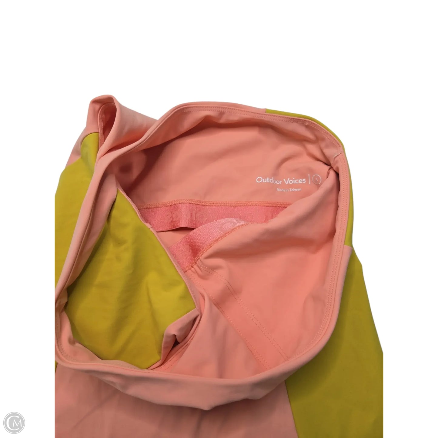 Athletic Dress By Outdoor Voices In Orange & Yellow, Size: S