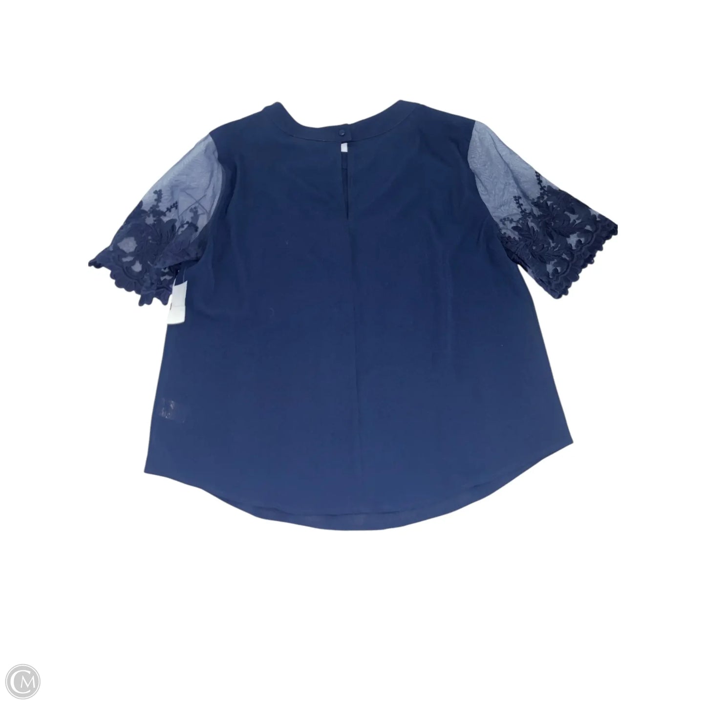 Top Short Sleeve Basic By Lulus In Navy, Size: Xl