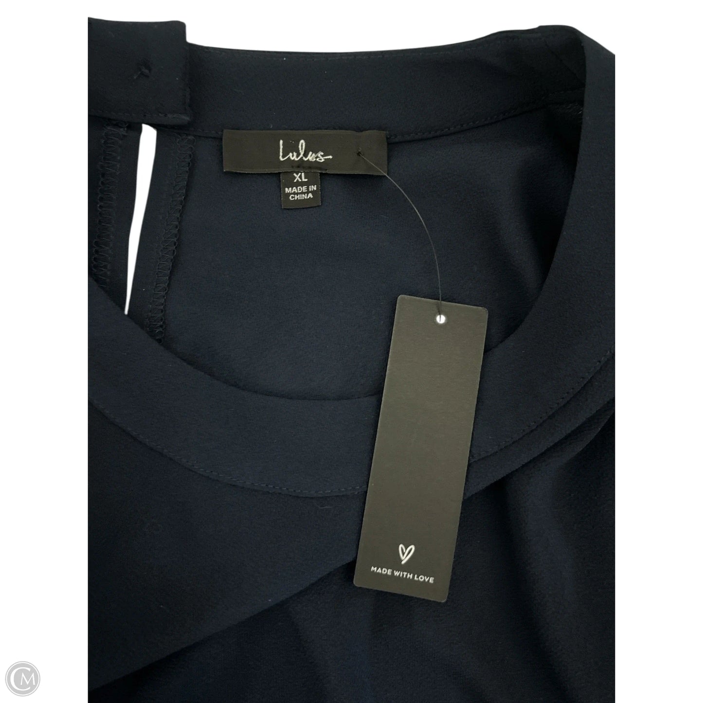 Top Short Sleeve Basic By Lulus In Navy, Size: Xl