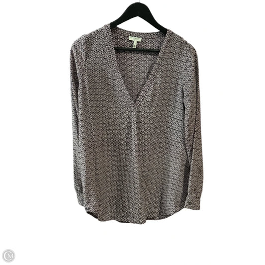 Top Long Sleeve Basic By Joie In Purple, Size: S